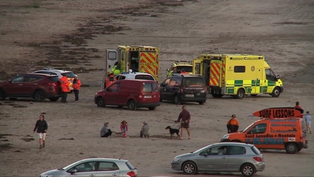 The incident happened at Inch Strand in Co Kerry today The incident happened at Inch Strand in Co Kerry today