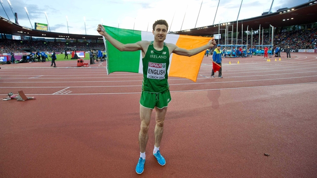 Mark English celebrates European 800m bronze