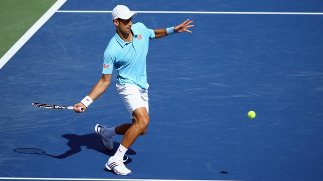 Djokovic plays his first-round match against unseeded Argentine Diego Schwartzman