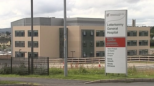 Injured man was taken to Letterkenny General Hospital