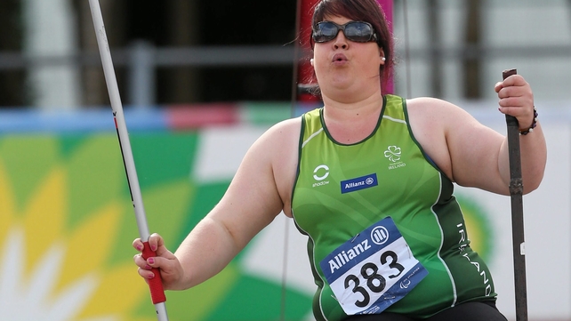 Lorraine Regan's best throw was marginally off a season's best