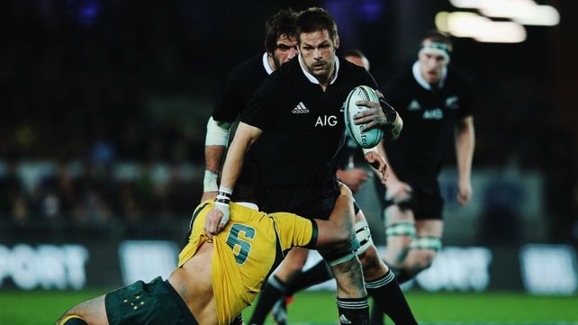 New Zealand captain Richie McCaw scored two tries en route to leading his side to a resounding victory