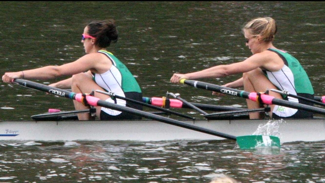 Claire Lambe and Denise Walsh were third in their head