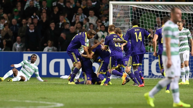 A poor Celtic side have crashed out of the Champions League