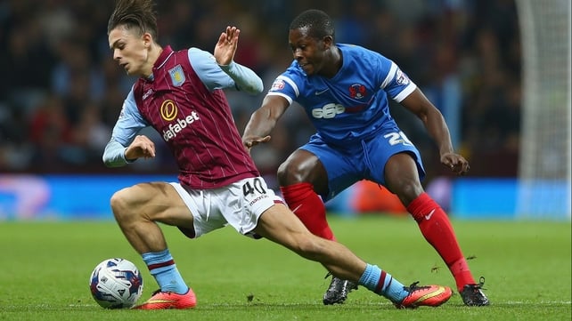 Jack Grealish in action against Hull