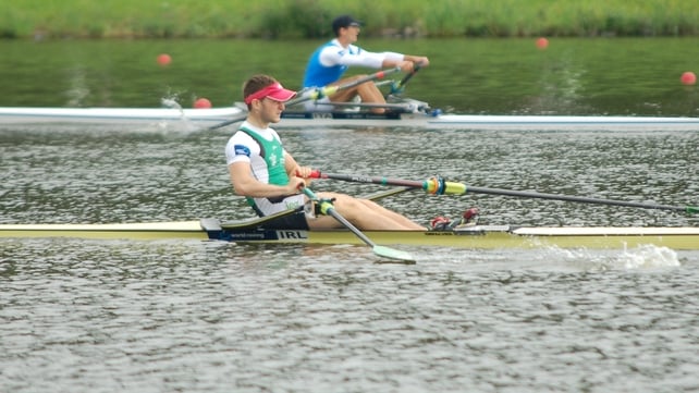 Paul O'Donovan booked his place in the final of the lightweight single sculls