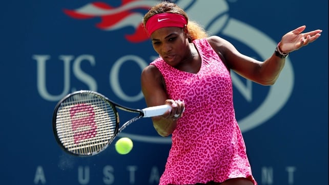 Serena Williams fired 25 winners in her drubbing of Vania King