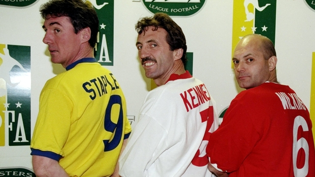 Frank Stapleton, Alan Kennedy and Ray Wilkins
