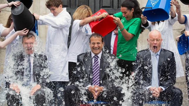 Minister Varadkar joins staff and students from Trinity's school of medicine to take part in the challenge Minister Varadkar joins staff and students from Trinity's school of medicine to take part in the challenge