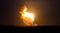 Unmanned rocket explodes on launch Unmanned rocket explodes on launch