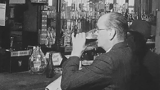 Man Drinking in Pub (1969)