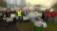 Beef farmers continue 48-hour protest over prices Beef farmers continue 48-hour protest over prices