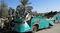 56 killed in bus crash in Pakistan 56 killed in bus crash in Pakistan