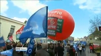 Six One News: More than 1,000 nurses hold protest over registration fee Six One News: More than 1,000 nurses hold protest over registration fee