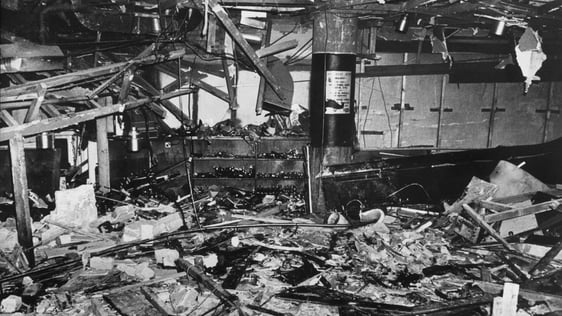 Interior of the Mulberry Bush, Birmingham, after the bombing
