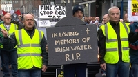 Protests across the country over water charges Protests across the country over water charges
