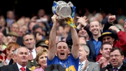 Eoin Kelly lifts the Liam MacCarthy cup after Tipperary ended Kilkenny's 'drive for five' in 2010