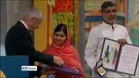 One News: Recipients of Nobel Peace Prize receive award One News: Recipients of Nobel Peace Prize receive award