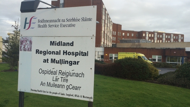 The man's body was removed to the Midland Regional Hospital in Mullingar The man's body was removed to the Midland Regional Hospital in Mullingar