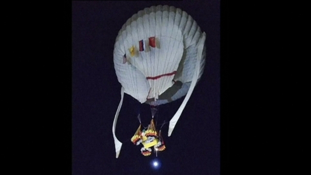 The balloon began its transpacific journey on 24 January The balloon began its transpacific journey on 24 January