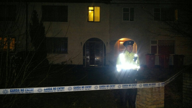 The house has been sealed off and the body will remain at the scene overnight The house has been sealed off and the body will remain at the scene overnight