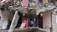 Banksy video takes aim at Gaza destruction Banksy video takes aim at Gaza destruction