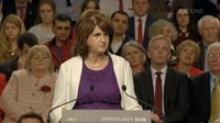 Burton addressing Labour Party conference Burton addressing Labour Party conference