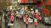 Nine News Web: Water charge protesters protest in Killarney Nine News Web: Water charge protesters protest in Killarney
