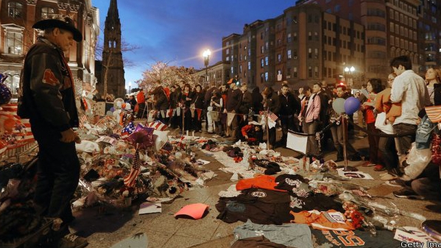 Thousands paid tribute to the victims in the days following the bombings Thousands paid tribute to the victims in the days following the bombings