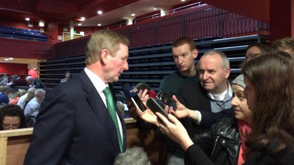 Taoiseach Enda Kenny was in Co Mayo for the referendum count