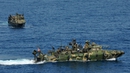 Sailors were aboard two US navy boats in the Gulf