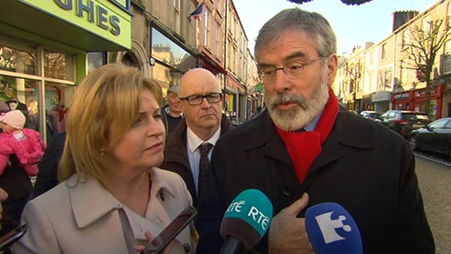Gerry Adams say it's ironic that Sinn Féin are being accused of being populist when other parties are seizing on the shooting of two people Gerry Adams say it's ironic that Sinn Féin are being accused of being populist when other parties are seizing on the shooting of two people