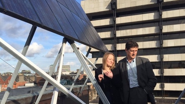 Eamon Ryan said he was pleased by the Green Party's rise in the polls Eamon Ryan said he was pleased by the Green Party's rise in the polls