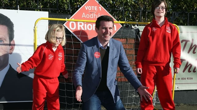 Labour's Aodhán Ó Ríordáin is still hoping to save a seat for his party Labour's Aodhán Ó Ríordáin is still hoping to save a seat for his party