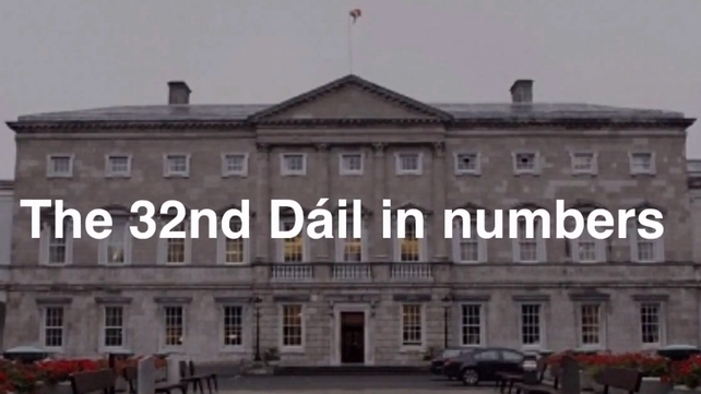 The 32nd Dáil in numbers The 32nd Dáil in numbers