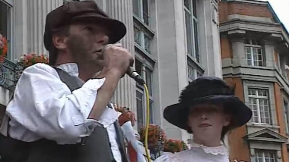 Tony Gregory in the 1913 Lockout Re-enactment (1993)