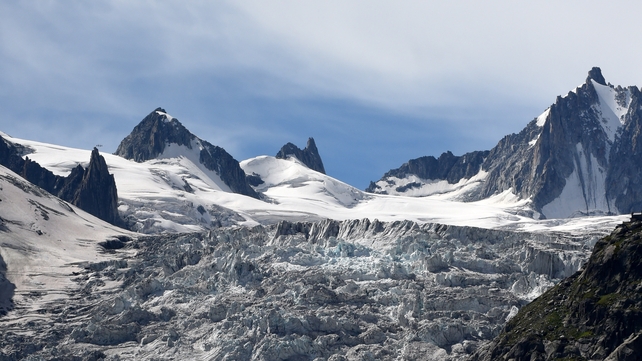 The cable cars offer panoramic views of Mont Blanc