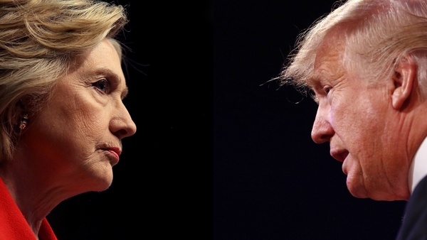 Opinion polls show the two candidates in a very tight race Opinion polls show the two candidates in a very tight race
