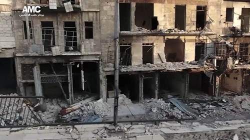 Airstrikes in Syria's Aleppo province kill family of 7
