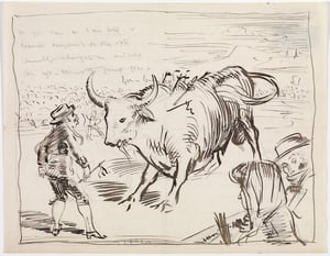 The archive includes over 400 letters and drawings by Sir Orpen The archive includes over 400 letters and drawings by Sir Orpen