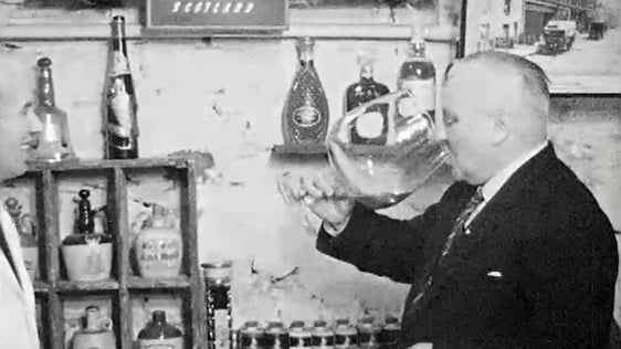 PP O'Reilly at Dublin's Liquor Museum (1962)