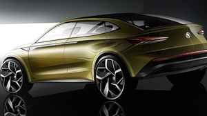 Skoda says its Vision E will have a range of 500 kilometres and will also feature some autonomous driving functions. Skoda says its Vision E will have a range of 500 kilometres and will also feature some autonomous driving functions.