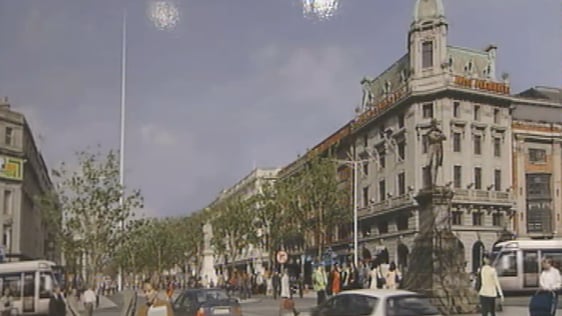Plans for The Spire on Dublin's O'Connell Street (2002)