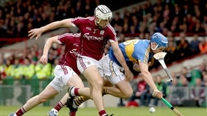Galway's Daithi Burke with John McGrath of Tipp Galway's Daithi Burke with John McGrath of Tipp