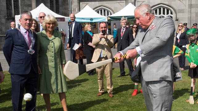 Prince Charles follows suit by giving it a go himself