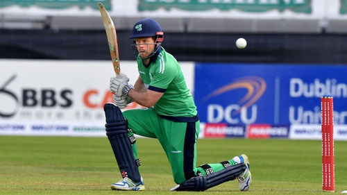 Ed Joyce hit 116 off 149 balls to ensure Ireland reached their target with four balls to spare.
