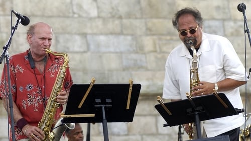Joe Lovano and Dave Liebman at Newport in 2005. (Photo:John Abbott) Joe Lovano and Dave Liebman at Newport in 2005. (Photo:John Abbott)