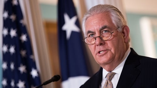 Rex Tillerson says United States wants North Korea dialogue 'at some point' Rex Tillerson says United States wants North Korea dialogue 'at some point'