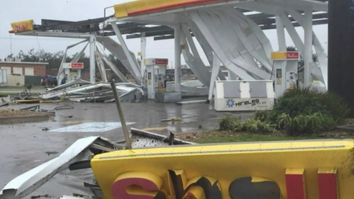 Fears of 'catastrophic' floods as Harvey downgraded to tropical storm Fears of 'catastrophic' floods as Harvey downgraded to tropical storm