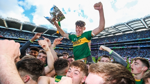 David Clifford captained the Kerry minors to their fourth All-Ireland title in a row last September